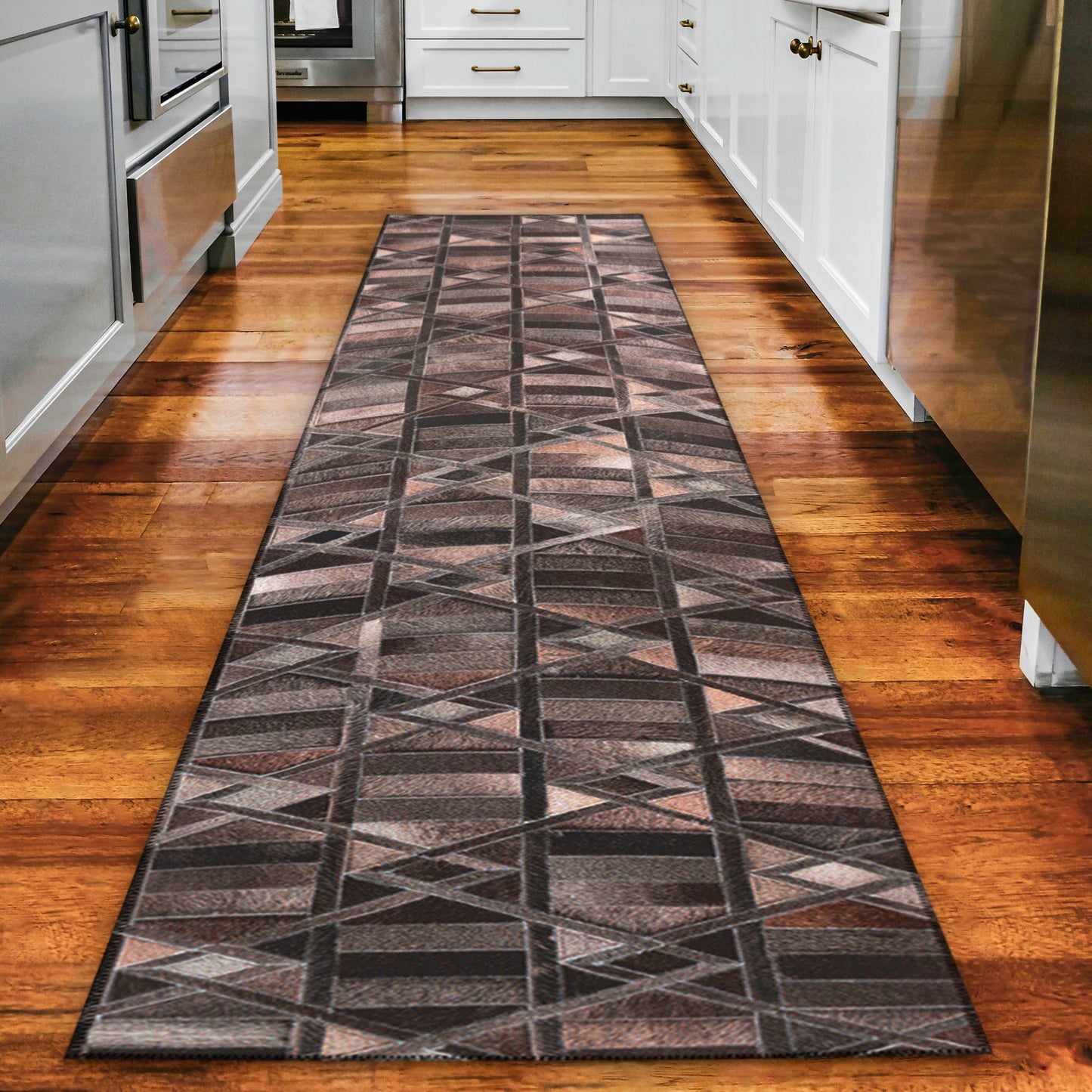 Indoor/Outdoor Stetson SS4 Flannel Washable 2'3" x 10' Runner Rug