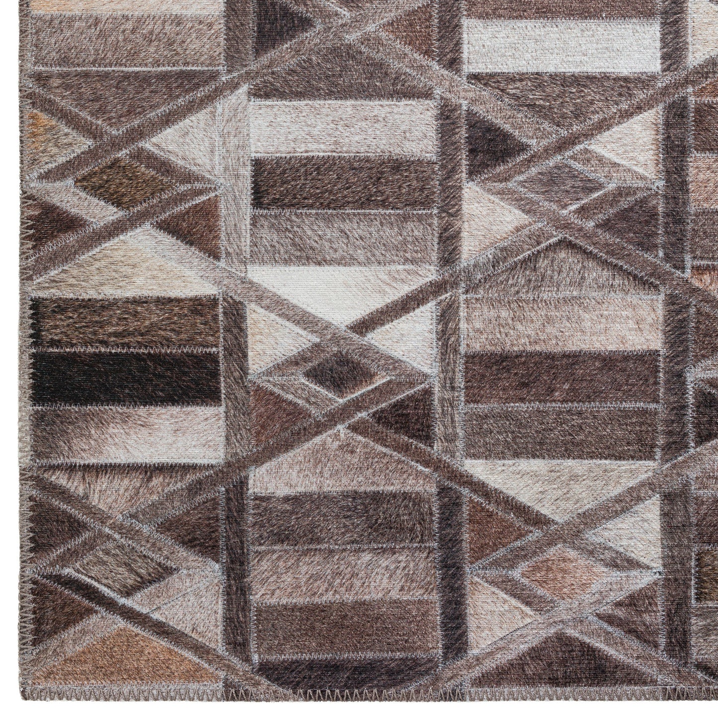 Indoor/Outdoor Stetson SS4 Flannel Washable 2'3" x 10' Runner Rug