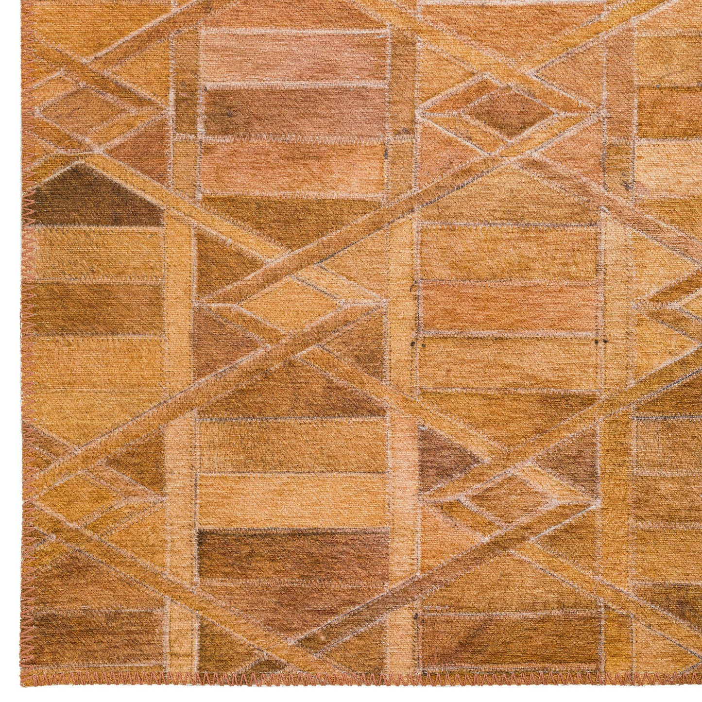 Indoor/Outdoor Stetson SS4 Spice Washable 2'3" x 10' Runner Rug
