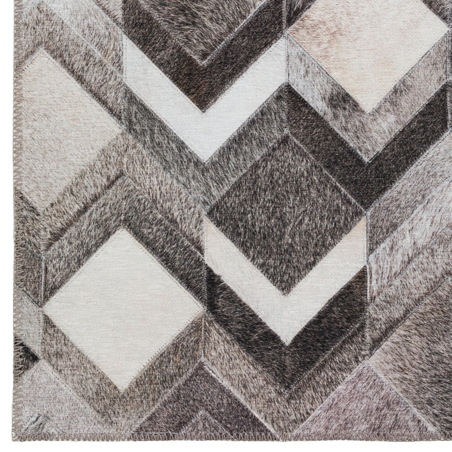 Indoor/Outdoor Stetson SS5 Flannel Washable 2'3" x 12' Runner Rug