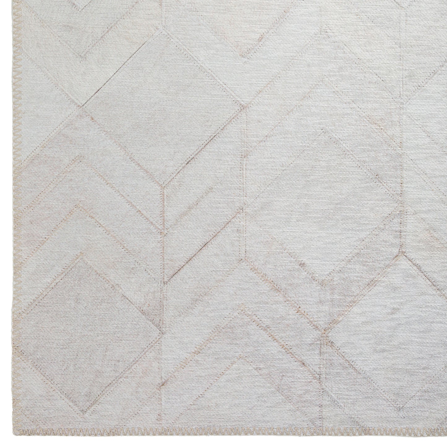 Indoor/Outdoor Stetson SS5 Linen Washable 2'3" x 7'6" Runner Rug