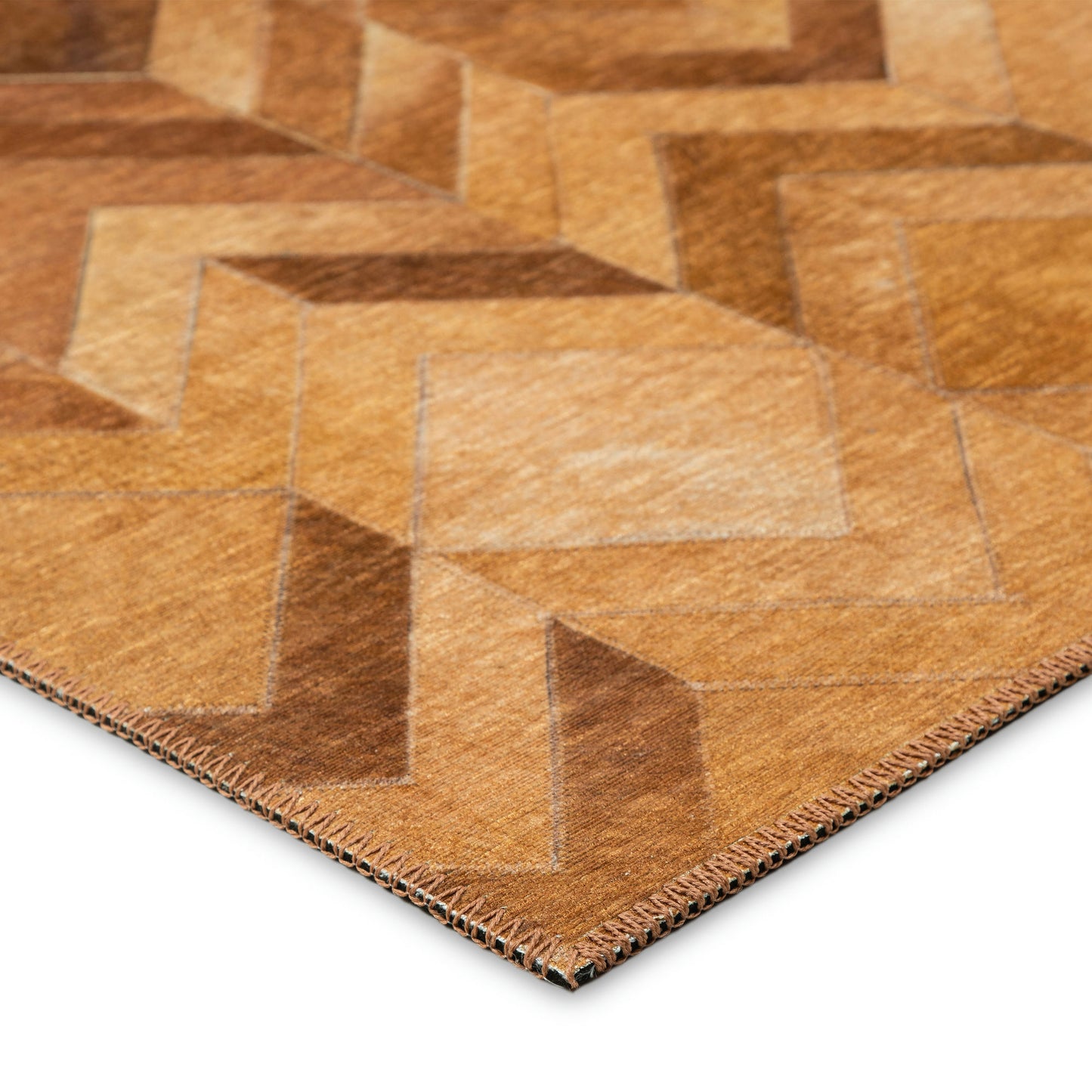 Indoor/Outdoor Stetson SS5 Spice Washable 2'3" x 7'6" Runner Rug