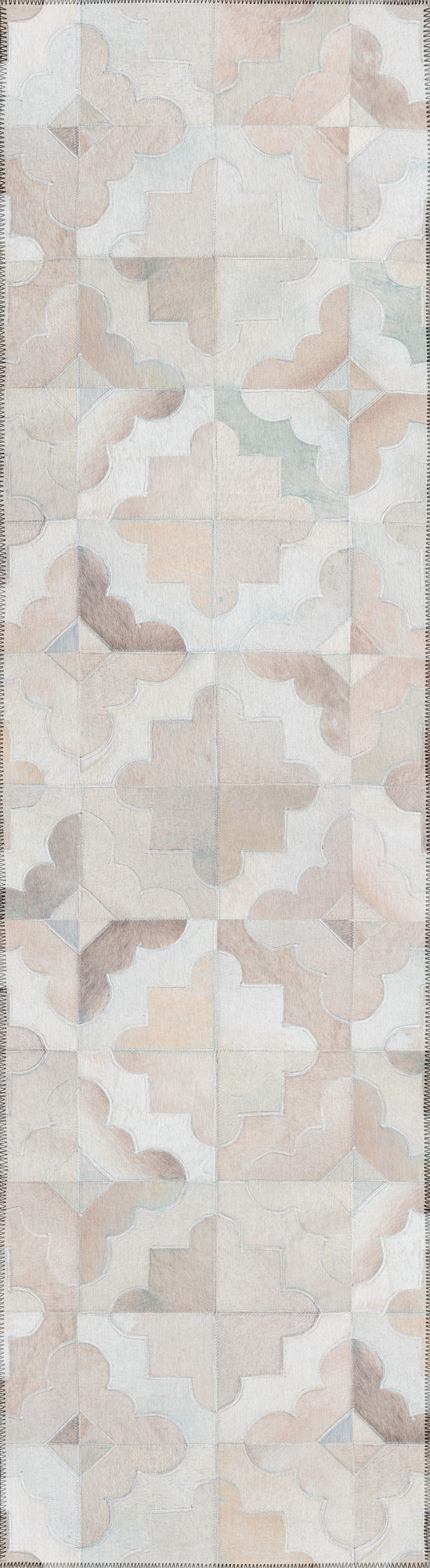 Indoor/Outdoor Stetson SS8 Linen Washable 2'3" x 7'6" Runner Rug