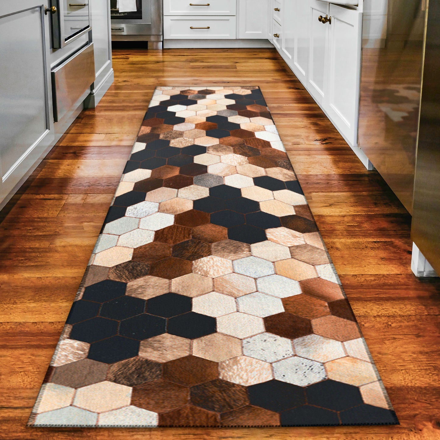 Indoor/Outdoor Stetson SS9 Canyon Washable 2'3" x 7'6" Runner Rug