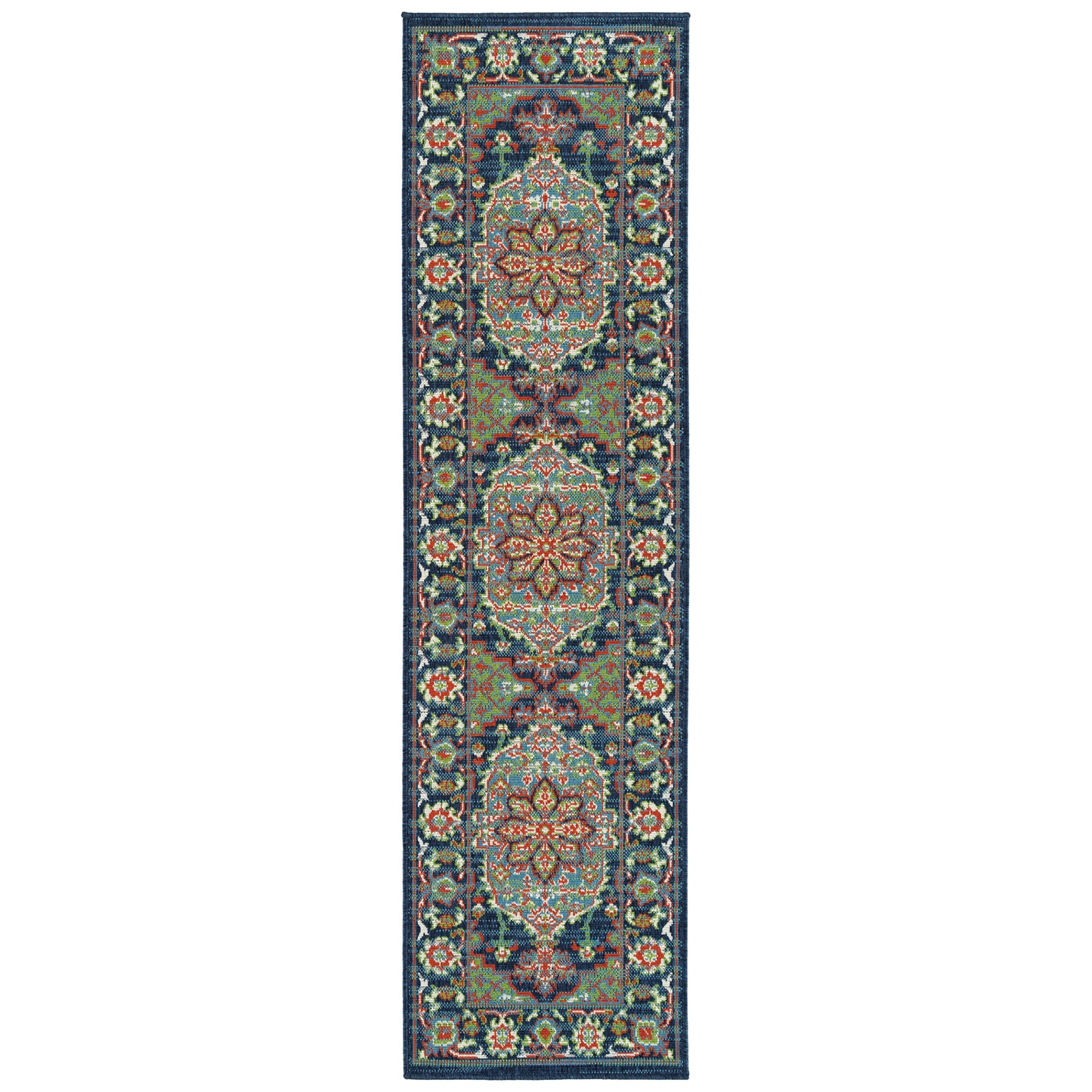 Kaleen Sunice Collection Dark Lime Green Area Rug 5' x 7'6"