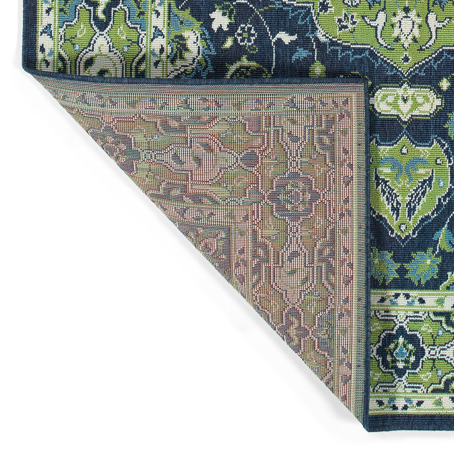 Kaleen Sunice Collection SUN13-22 Navy Throw Rug 1'9" x 3'