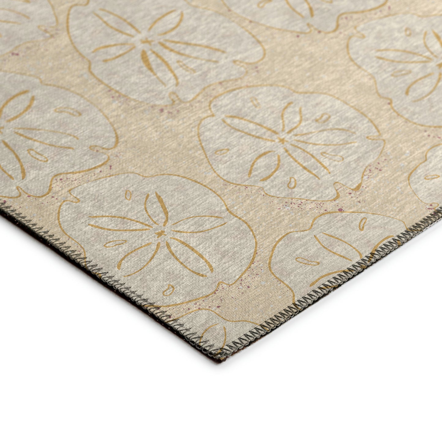 Indoor/Outdoor Seabreeze SZ10 Ivory Washable 2'3" x 7'6" Runner Rug