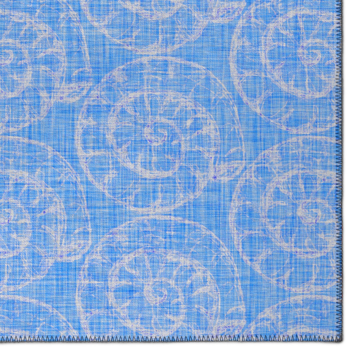 Indoor/Outdoor Seabreeze SZ11 Cobalt Washable 2'3" x 7'6" Runner Rug