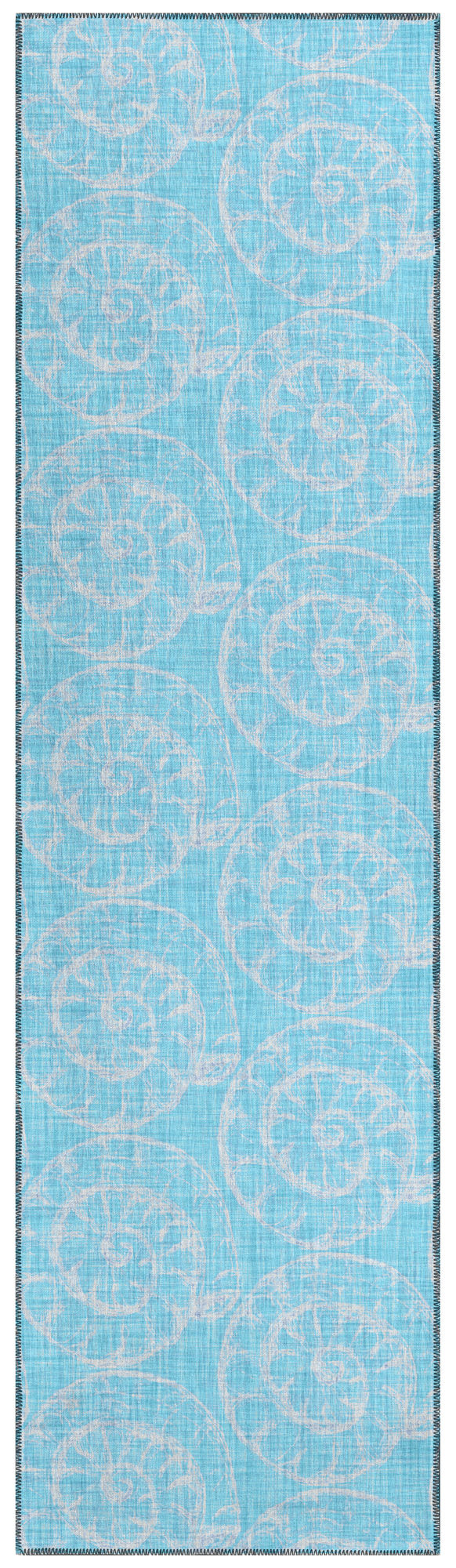 Indoor/Outdoor Seabreeze SZ11 Poolside Washable 2'3" x 7'6" Runner Rug