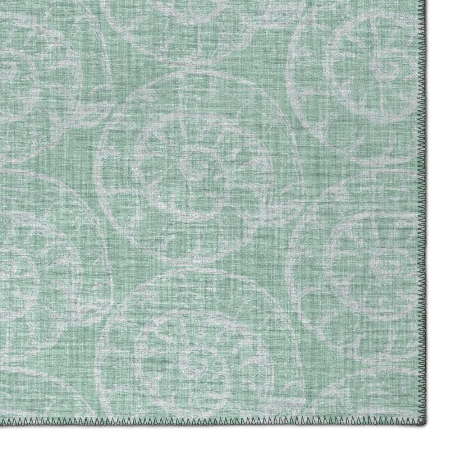 Indoor/Outdoor Seabreeze SZ11 Sage Washable 2'3" x 7'6" Runner Rug