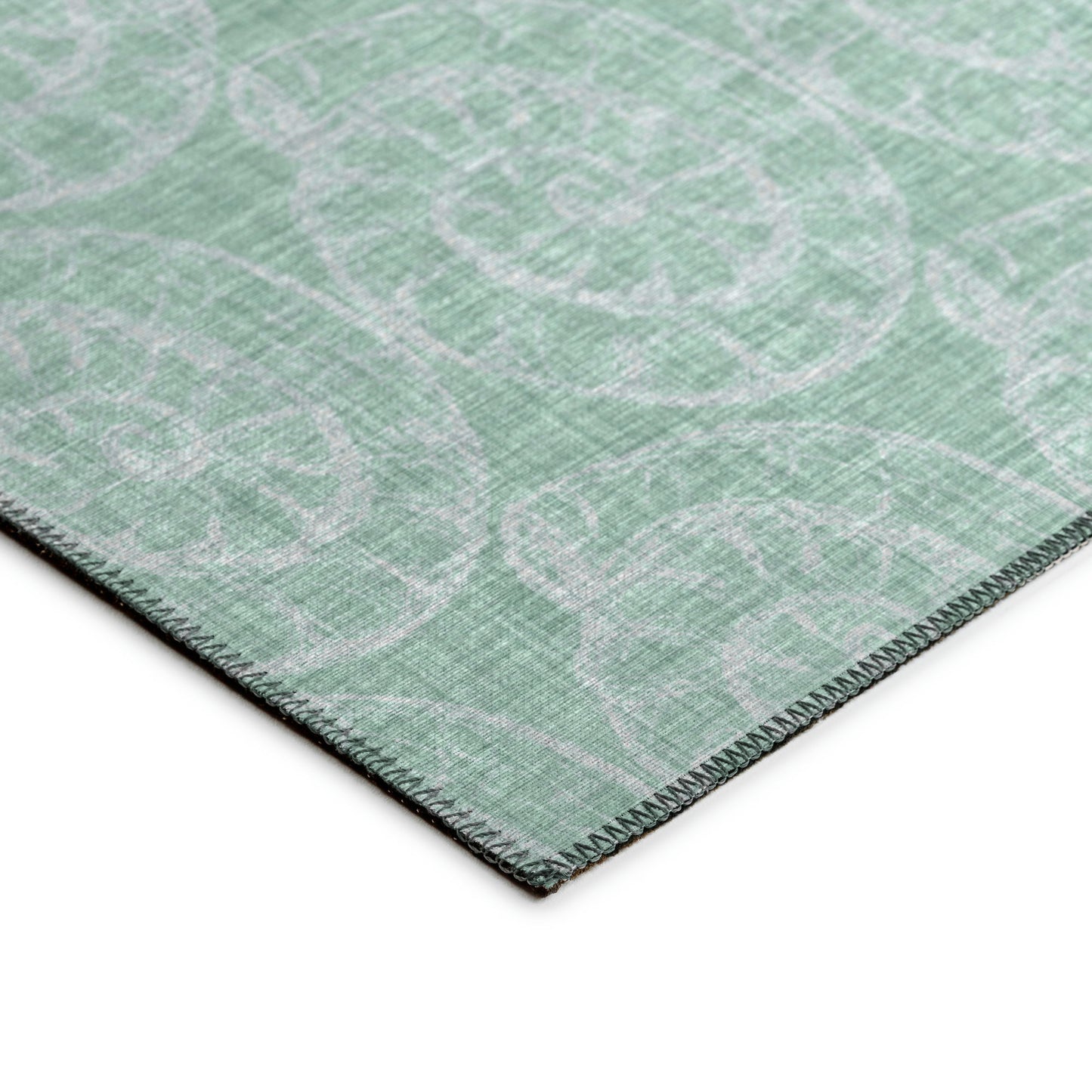 Indoor/Outdoor Seabreeze SZ11 Sage Washable 2'3" x 7'6" Runner Rug