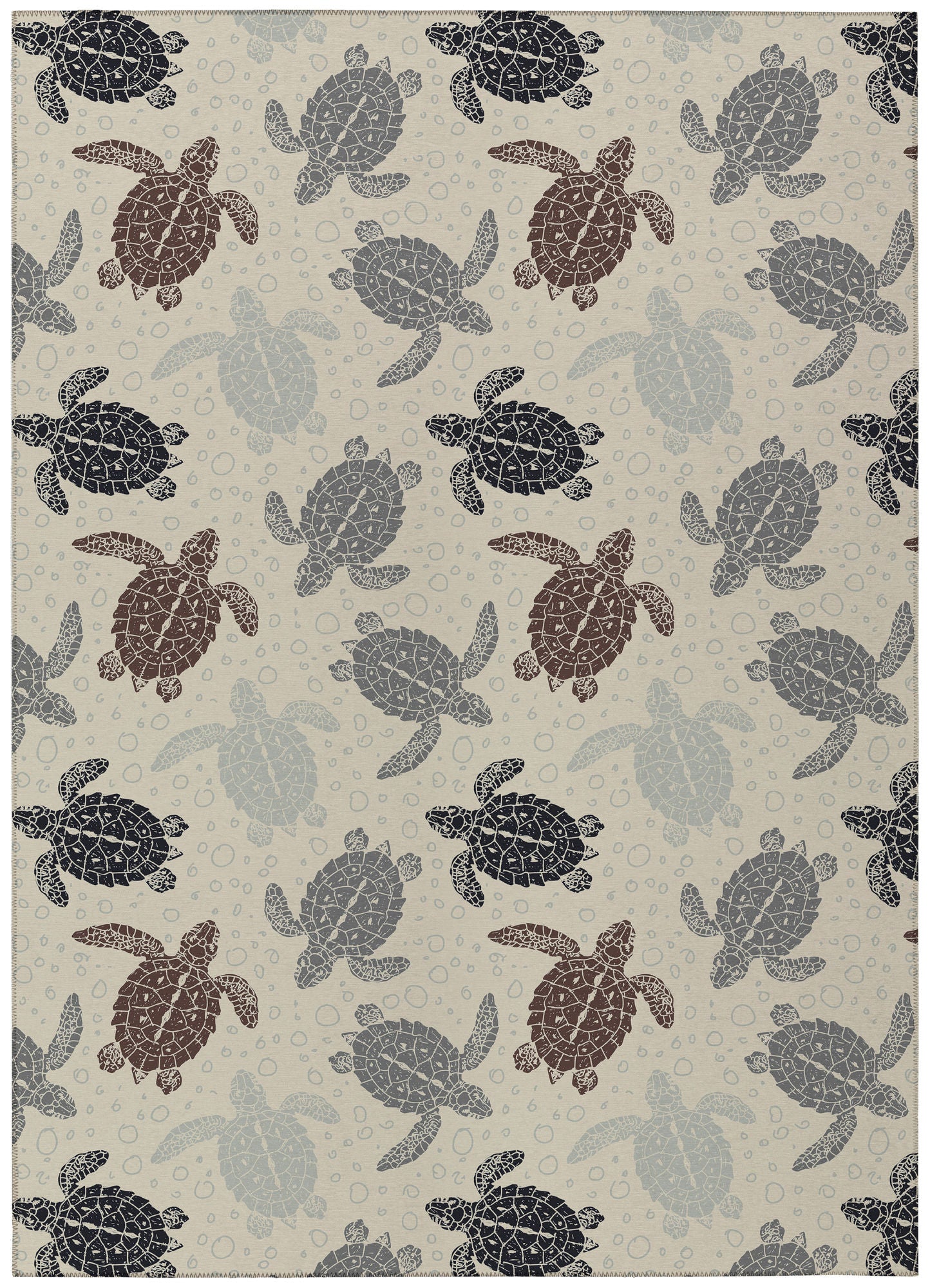 Indoor/Outdoor Seabreeze SZ13 Beige Washable 10' x 14' Rug
