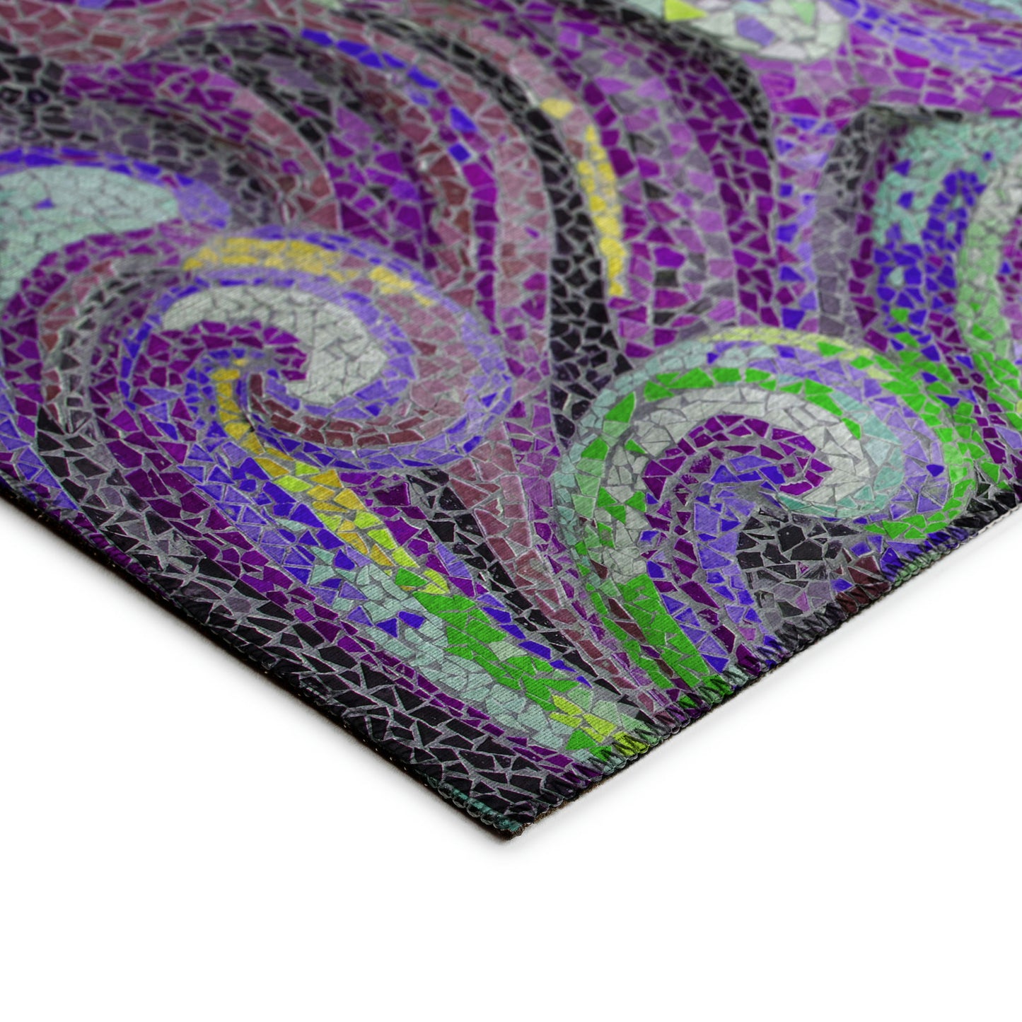 Indoor/Outdoor Seabreeze SZ14 Violet Washable 2'3" x 7'6" Runner Rug