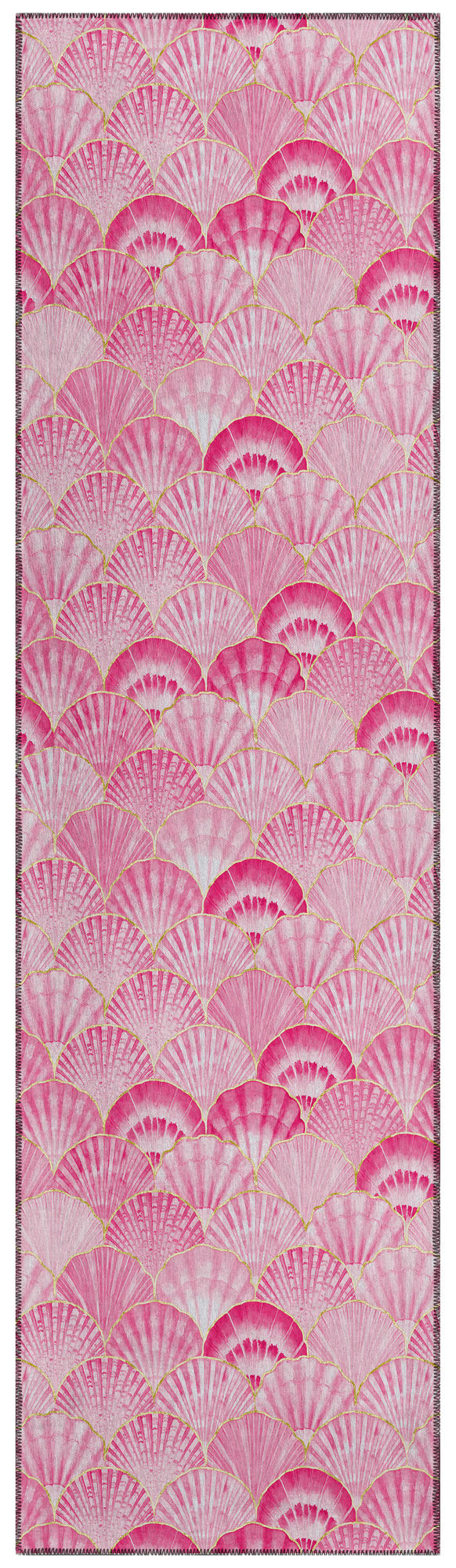 Indoor/Outdoor Seabreeze SZ2 Blush Washable 2'3" x 7'6" Runner Rug