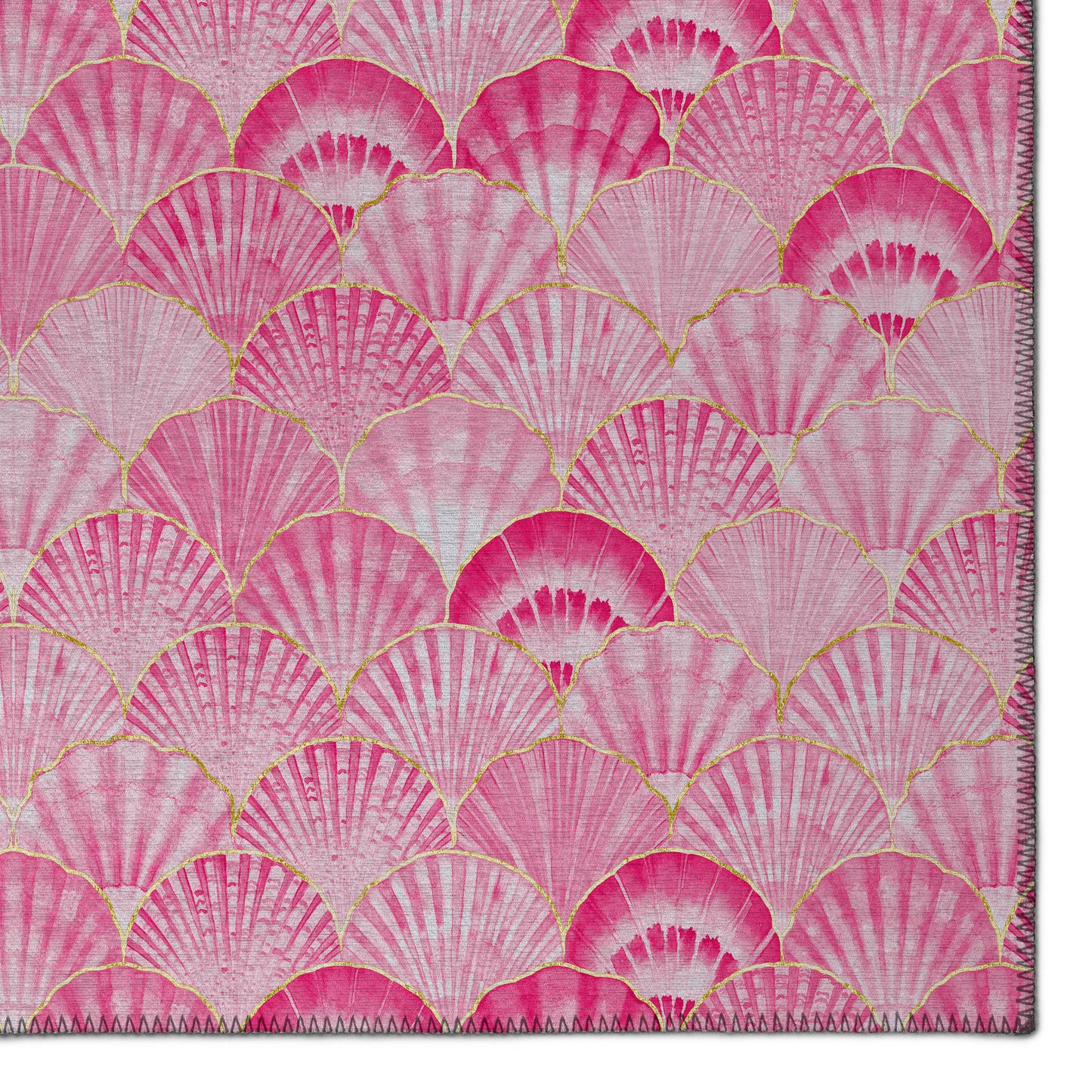Indoor/Outdoor Seabreeze SZ2 Blush Washable 2'3" x 7'6" Runner Rug