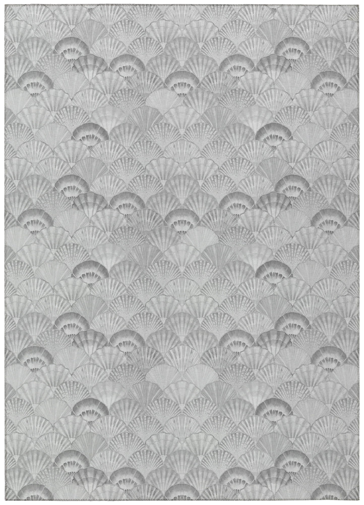 Indoor/Outdoor Seabreeze SZ2 Silver Washable 10' x 14' Rug