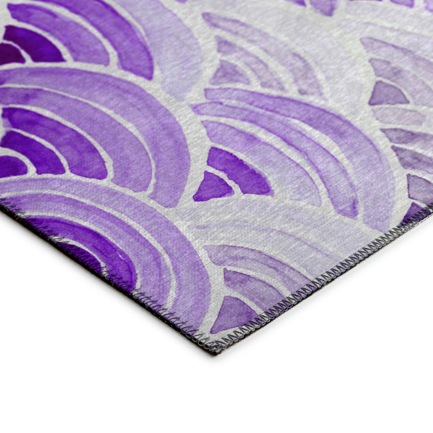 Indoor/Outdoor Seabreeze SZ5 Violet Washable 10' x 14' Rug