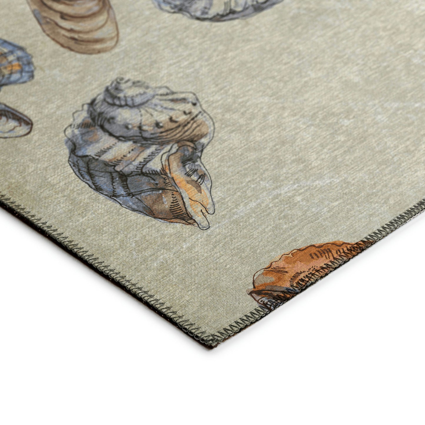 Indoor/Outdoor Seabreeze SZ9 Ivory Washable 2'3" x 7'6" Runner Rug
