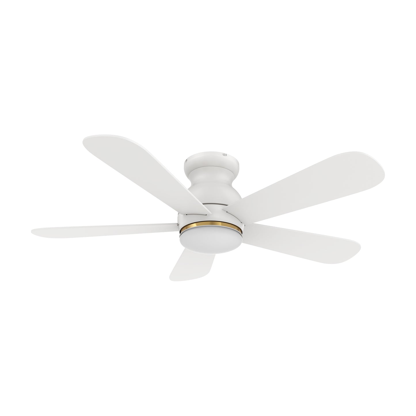 Dubois 48 Inch 5-Blade Smart Ceiling Fan - White