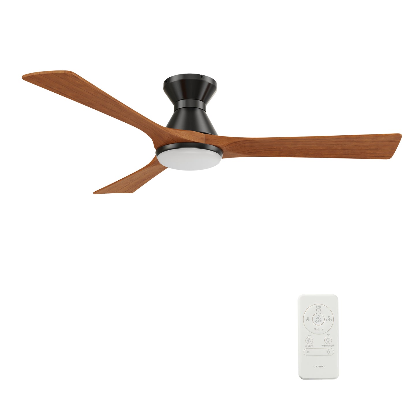 Nicolet 52 Inch 3-Blade Smart Ceiling Fan - Black