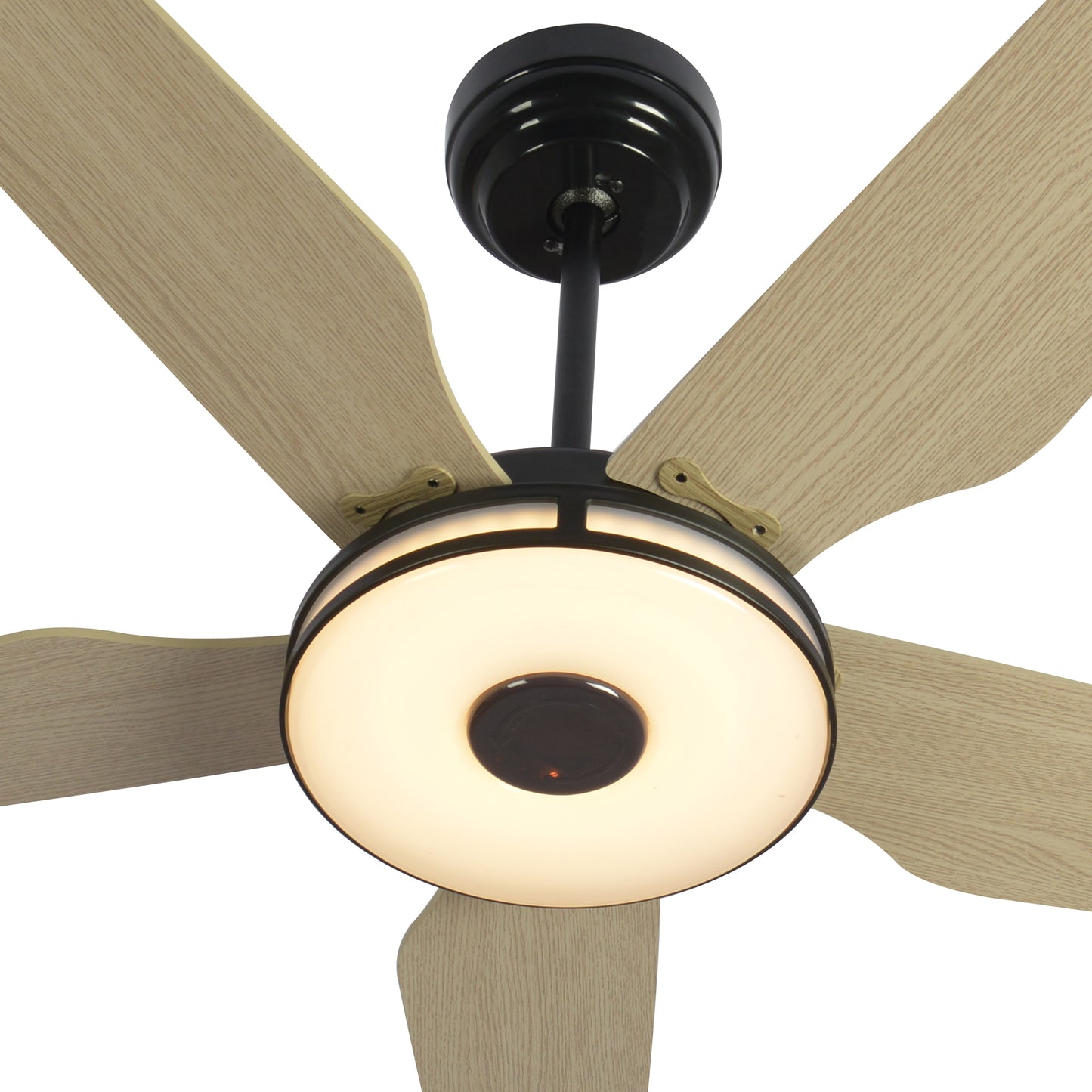 Elira 52-Inch Indoor/Outdoor Smart Ceiling Fan - Matte Black