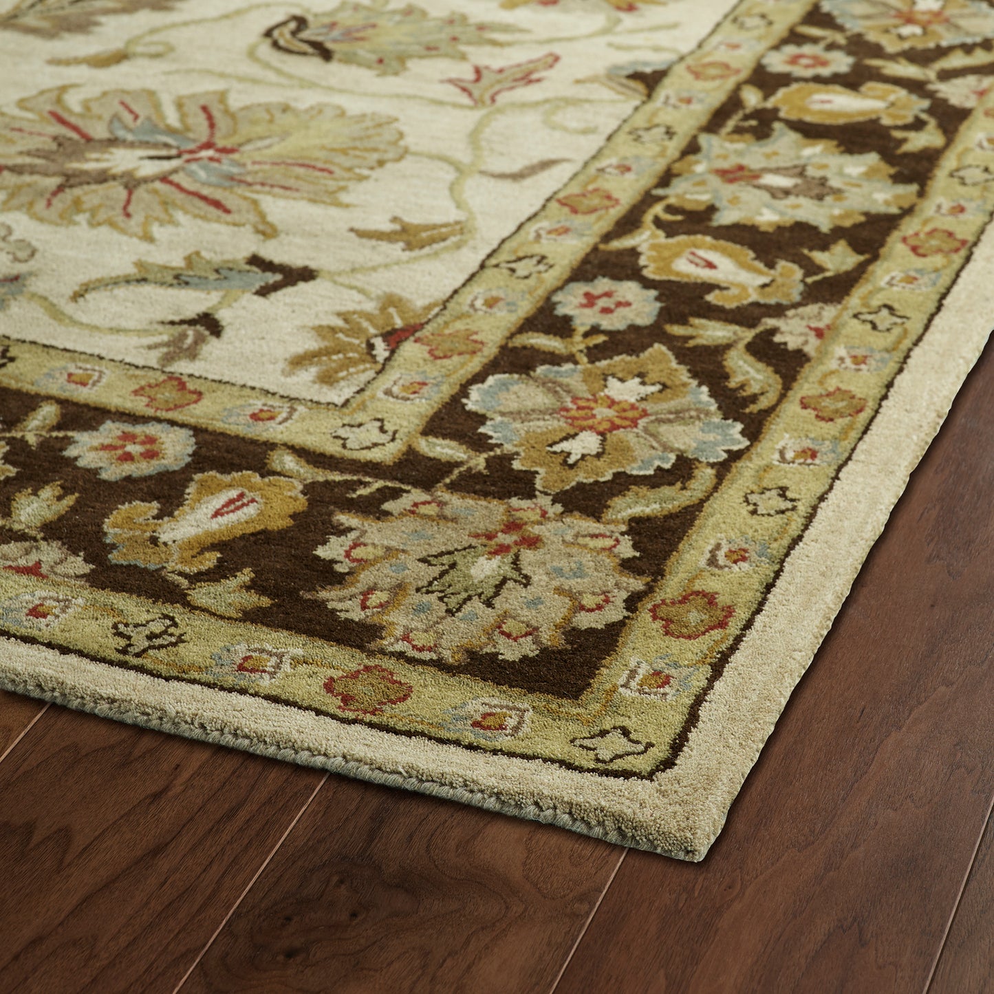 Kaleen Taj Collection Light Beige Area Rug 7'6" x 9'