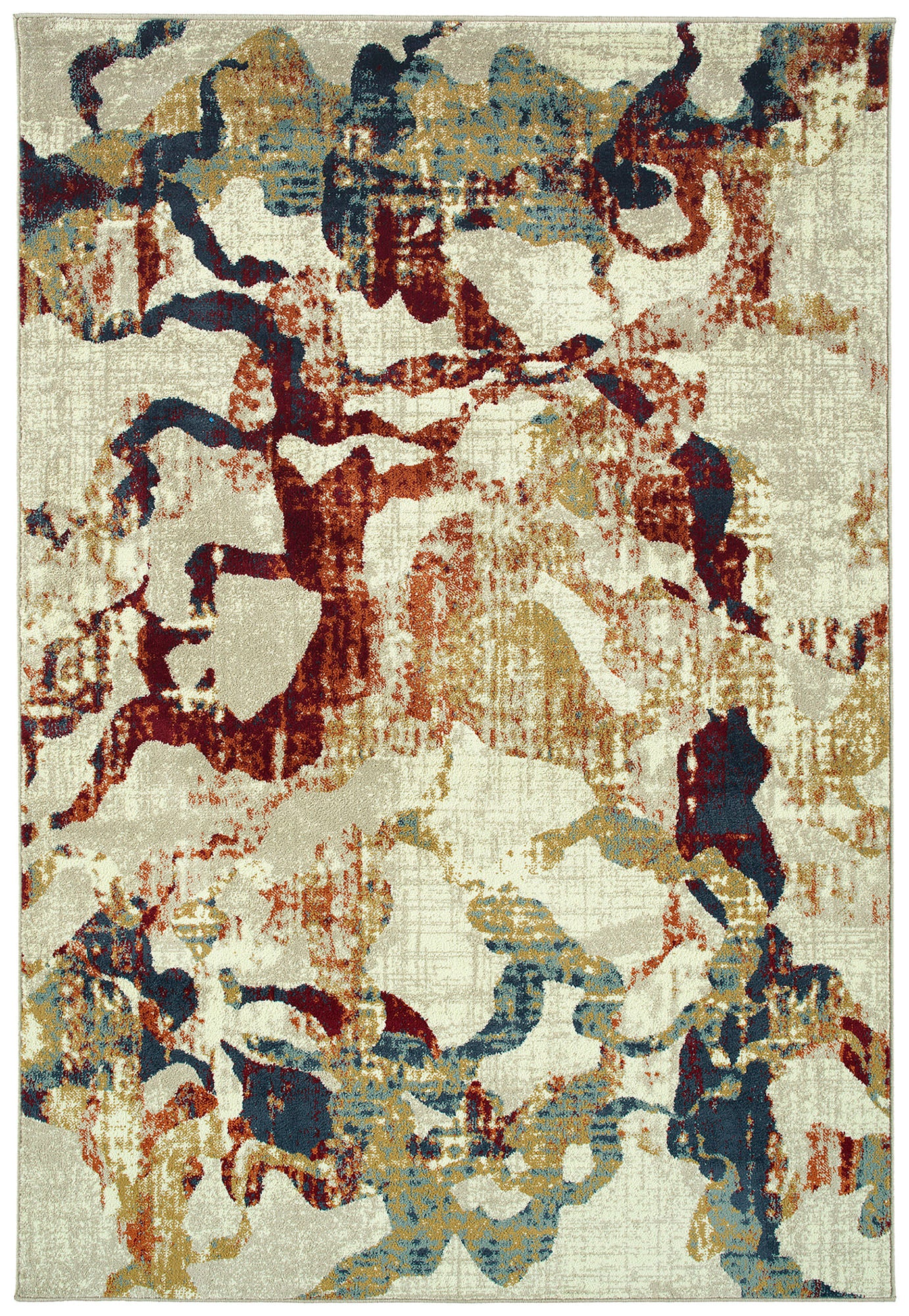 Kaleen Tallah Collection Light Ivory Area Rug 7'7" x 9'6"