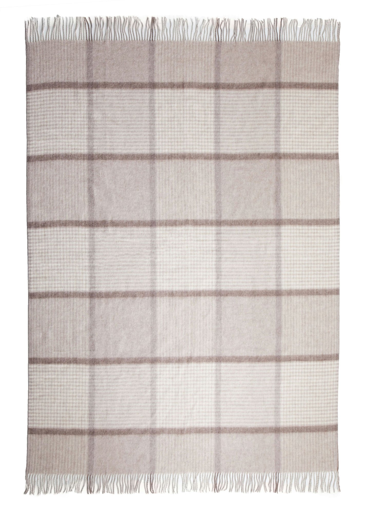 WINSTON Woven Throw Latte