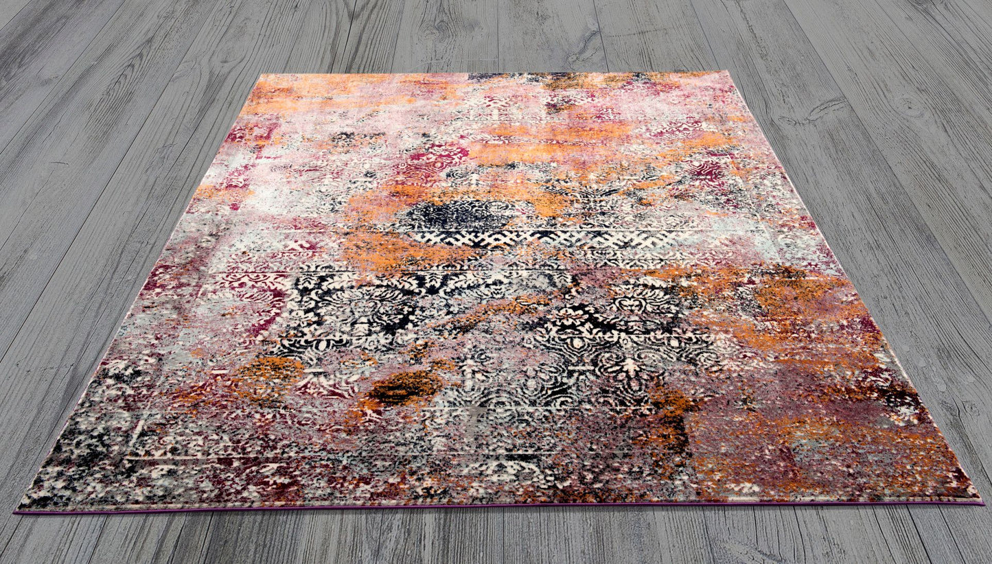 Titanium-Is10004-Multi-5.3 X 8.1 Area Rug