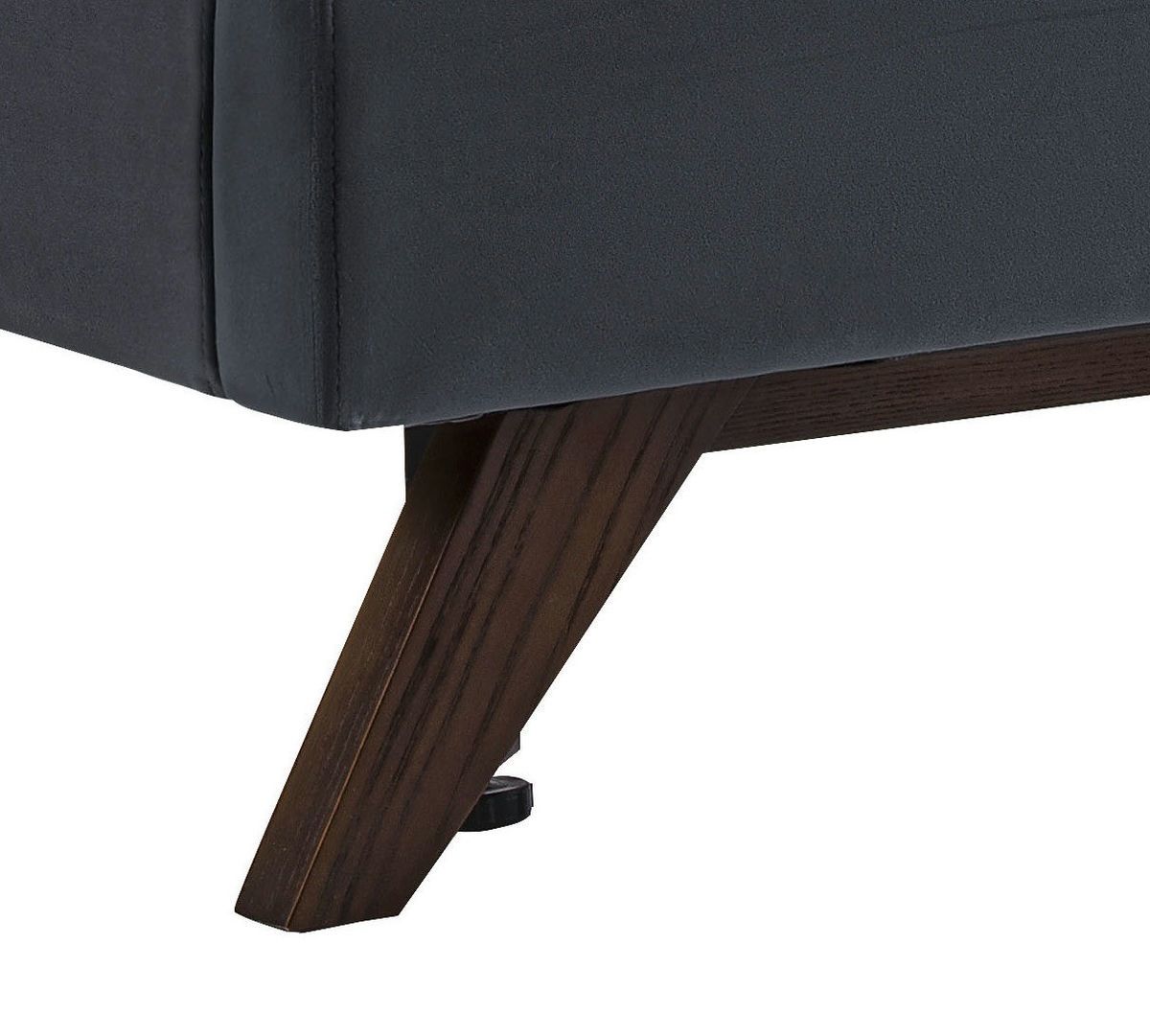 TOV Furniture Eden Grey Velvet Bed in Twin