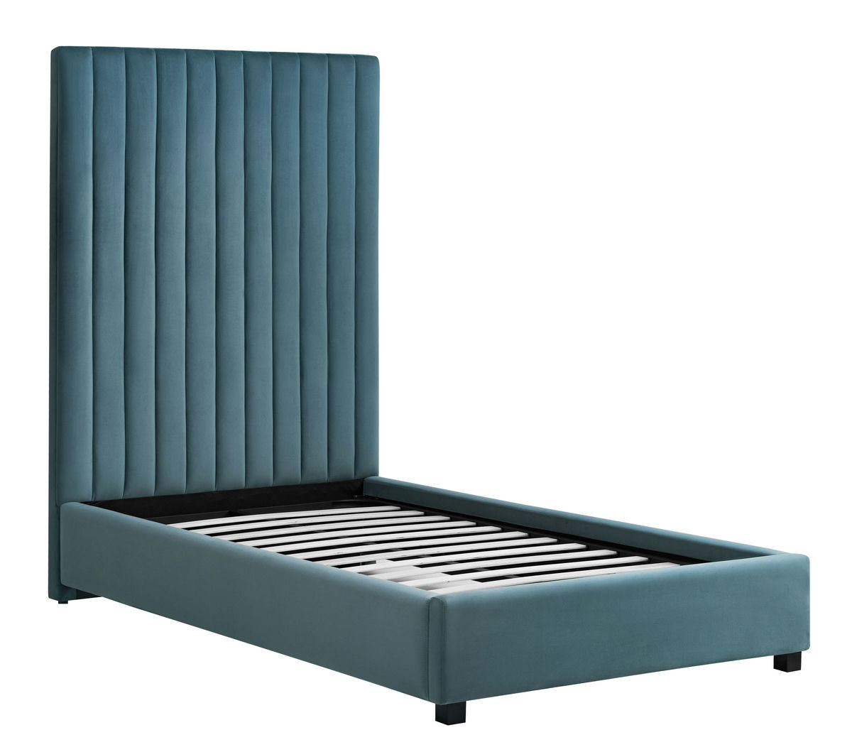 TOV Furniture Arabelle Sea Blue Bed in Twin