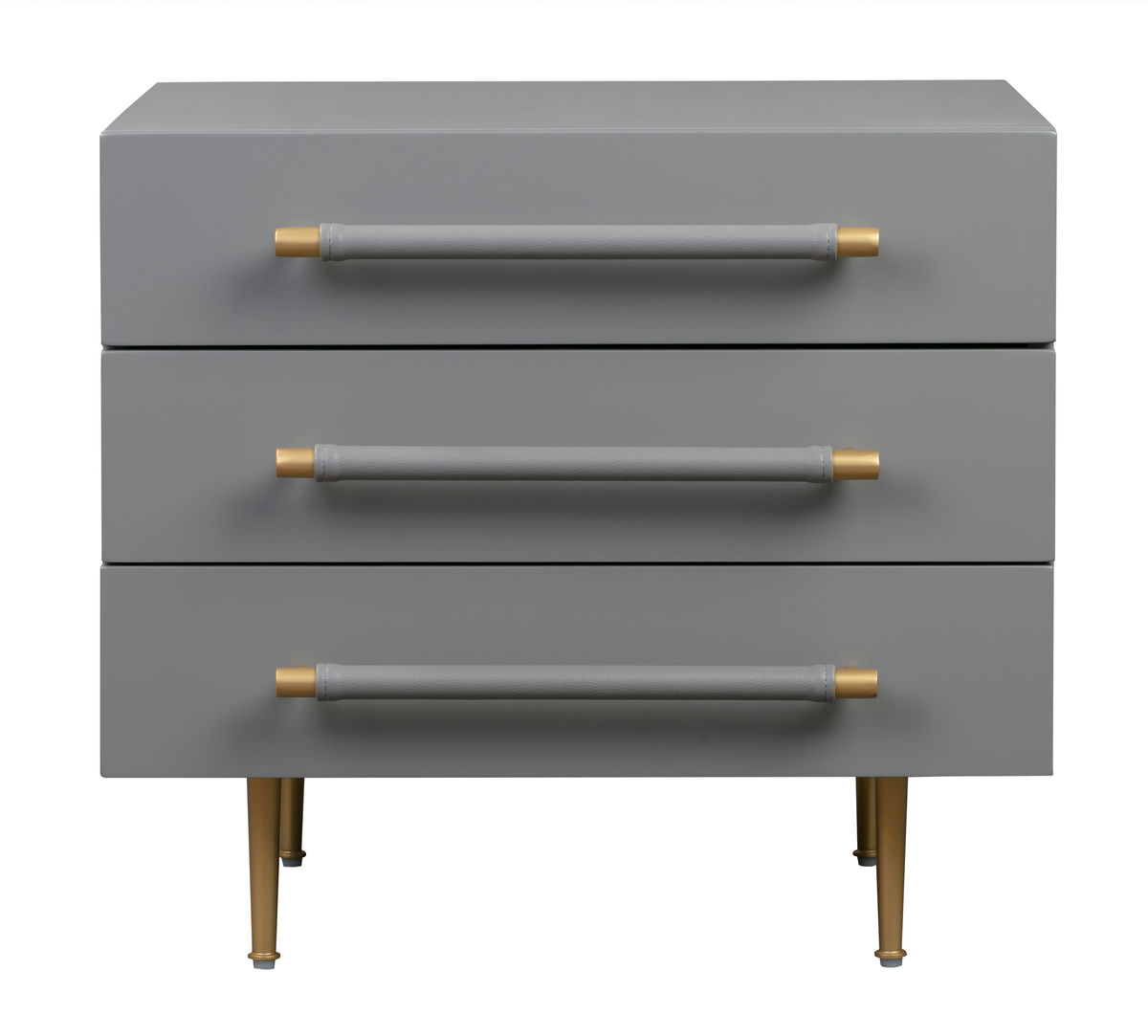 TOV Furniture Trident Grey Nightstand
