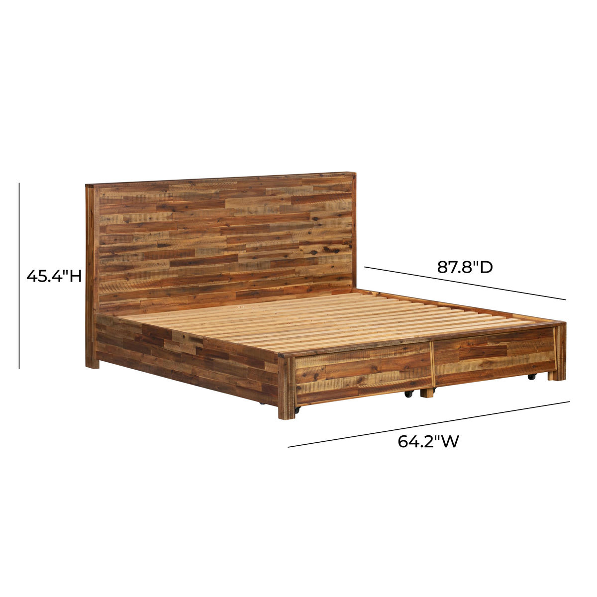 TOV Furniture Bushwick Wooden Storage Bed in Queen