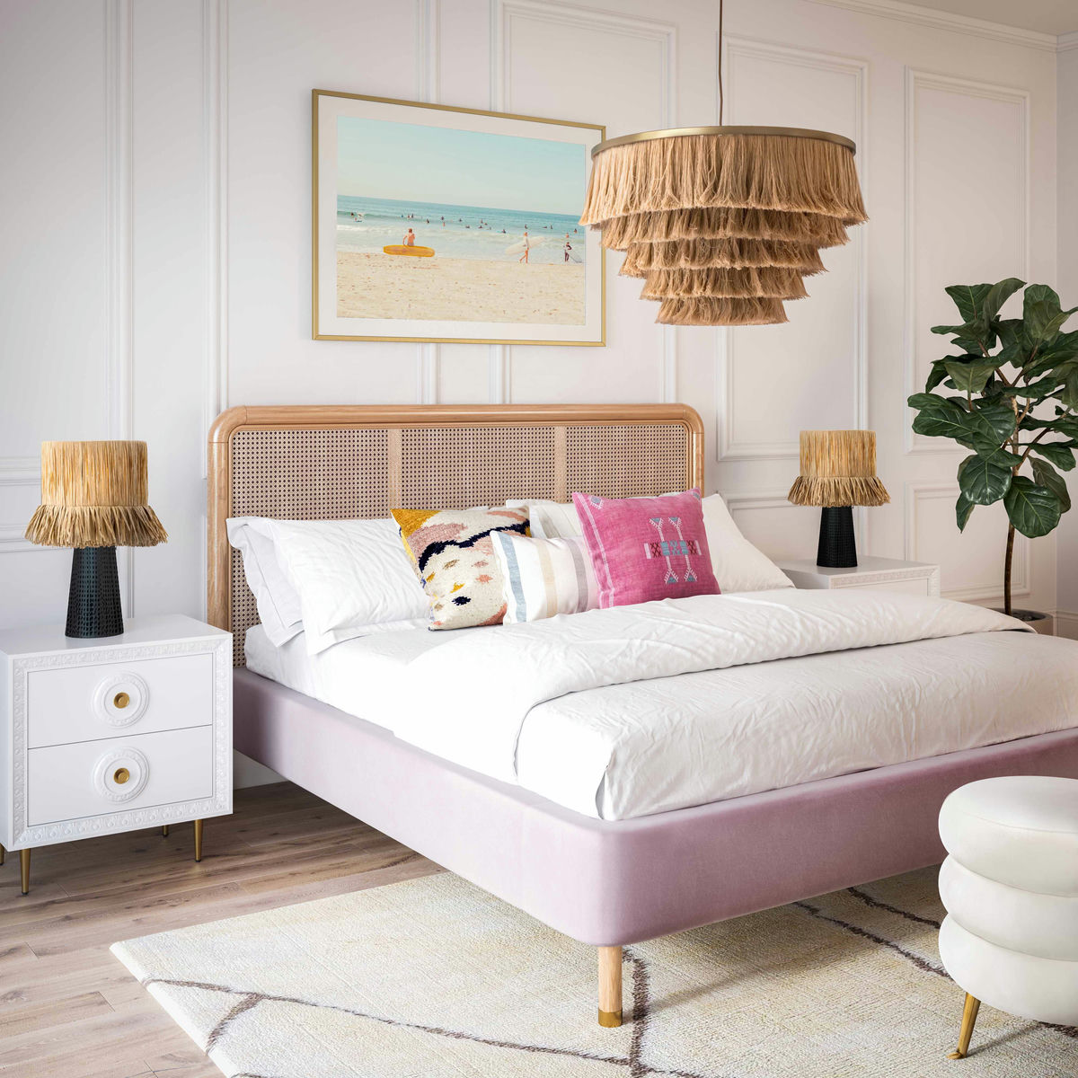 TOV Furniture Kavali Blush King Bed