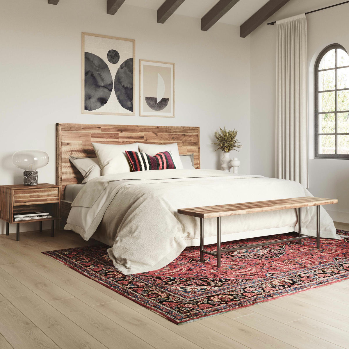 TOV Furniture Bushwick Wooden Queen Bed