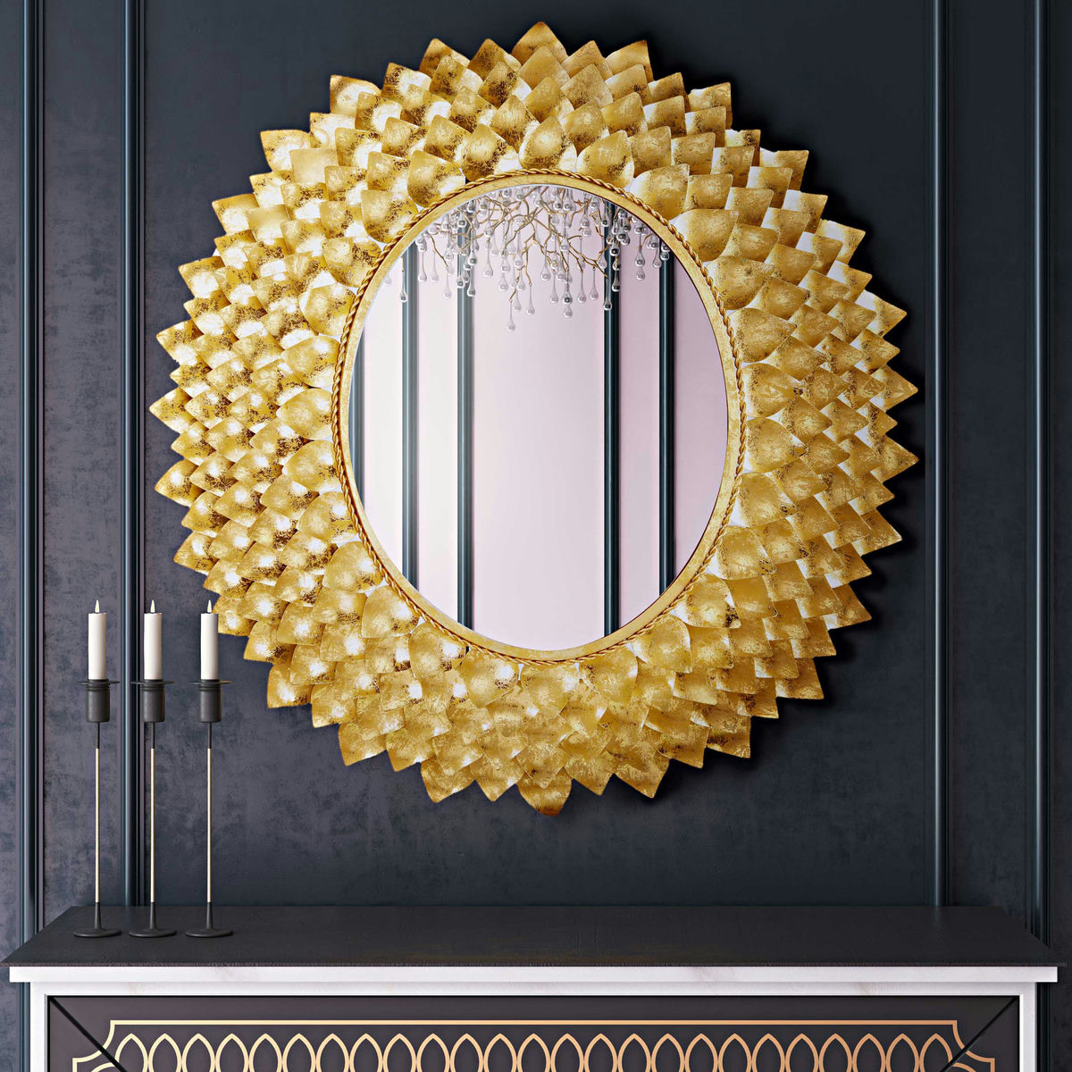 TOV Furniture Destiny Gold Mirror