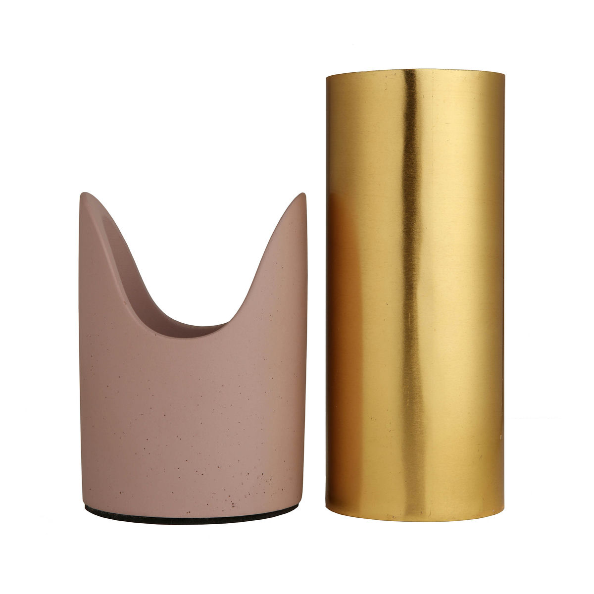 TOV Furniture Pink Concrete Vase