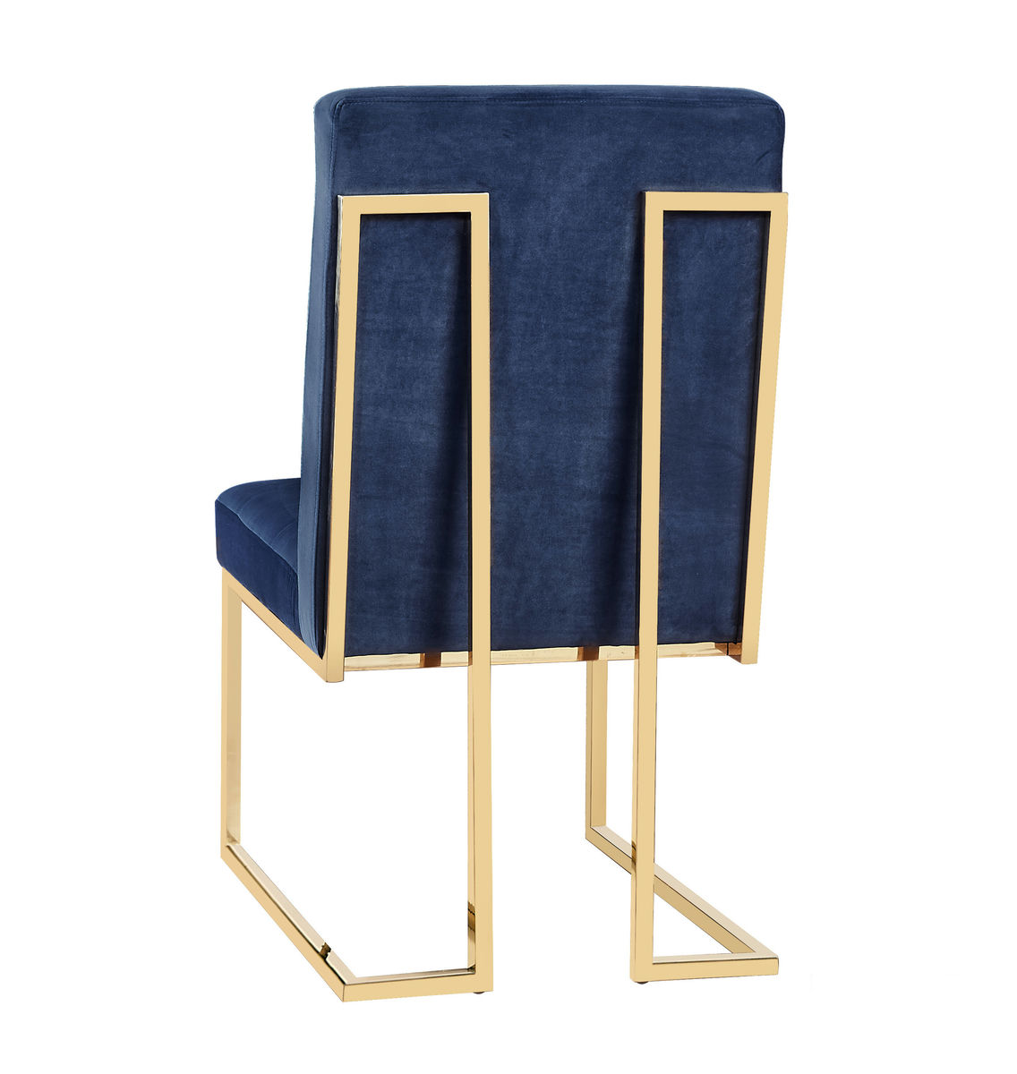 TOV Furniture Akiko Navy Velvet Chair - Set of 2
