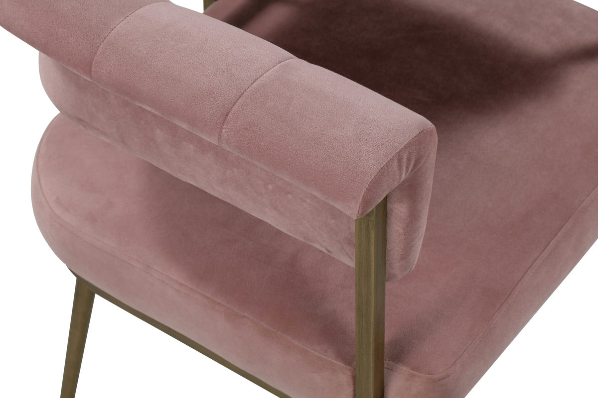 TOV Furniture Astrid Blush Velvet Chair