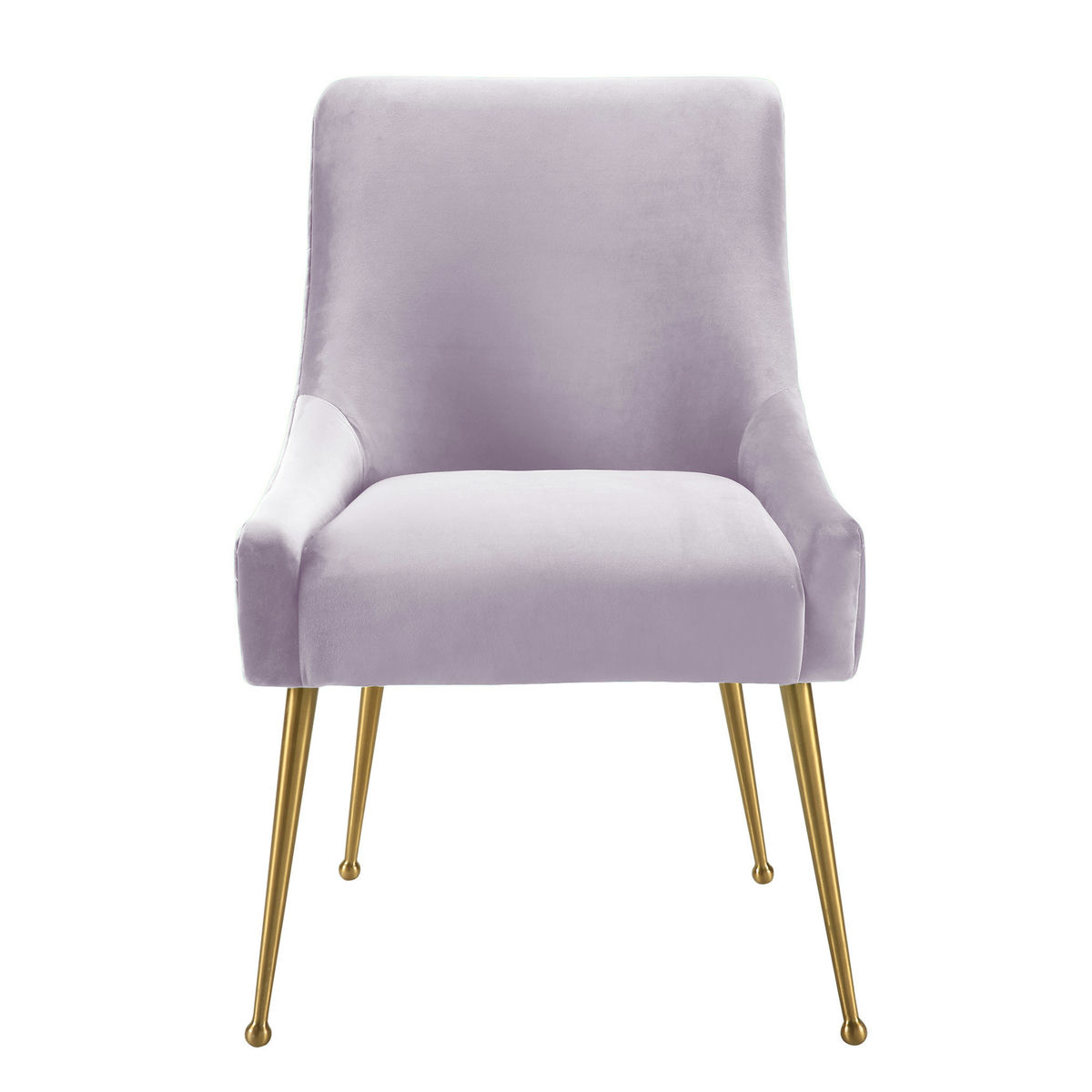 TOV Furniture Beatrix Lavender Velvet Side Chair