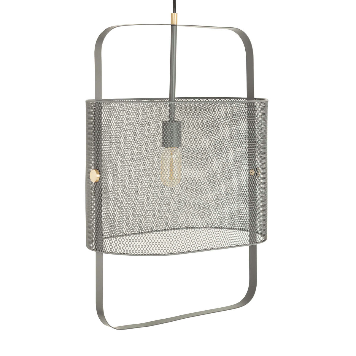 TOV Furniture Klaus Large Grey Pendant
