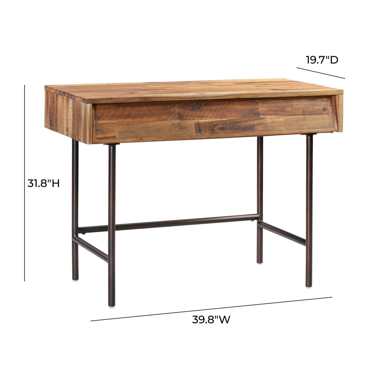 TOV Furniture Bushwick Wooden Mini Desk