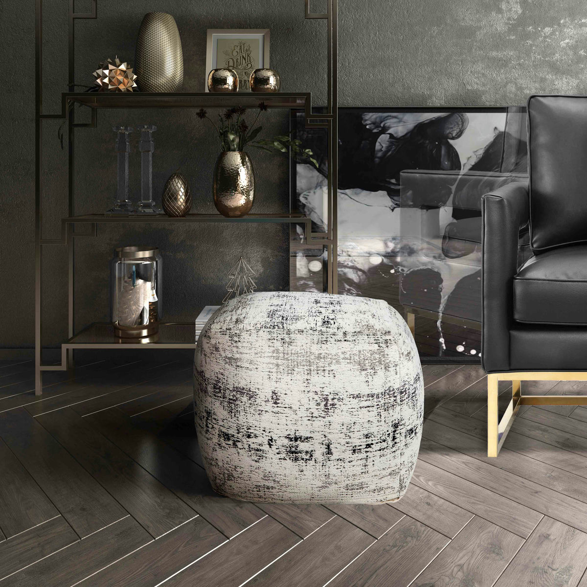 TOV Furniture Janie Pouf