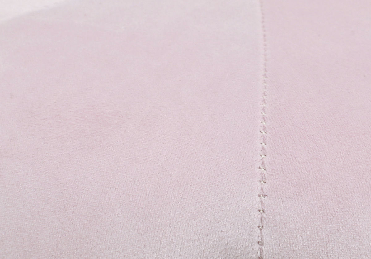 TOV Furniture Skylar Blush Velvet Ottoman