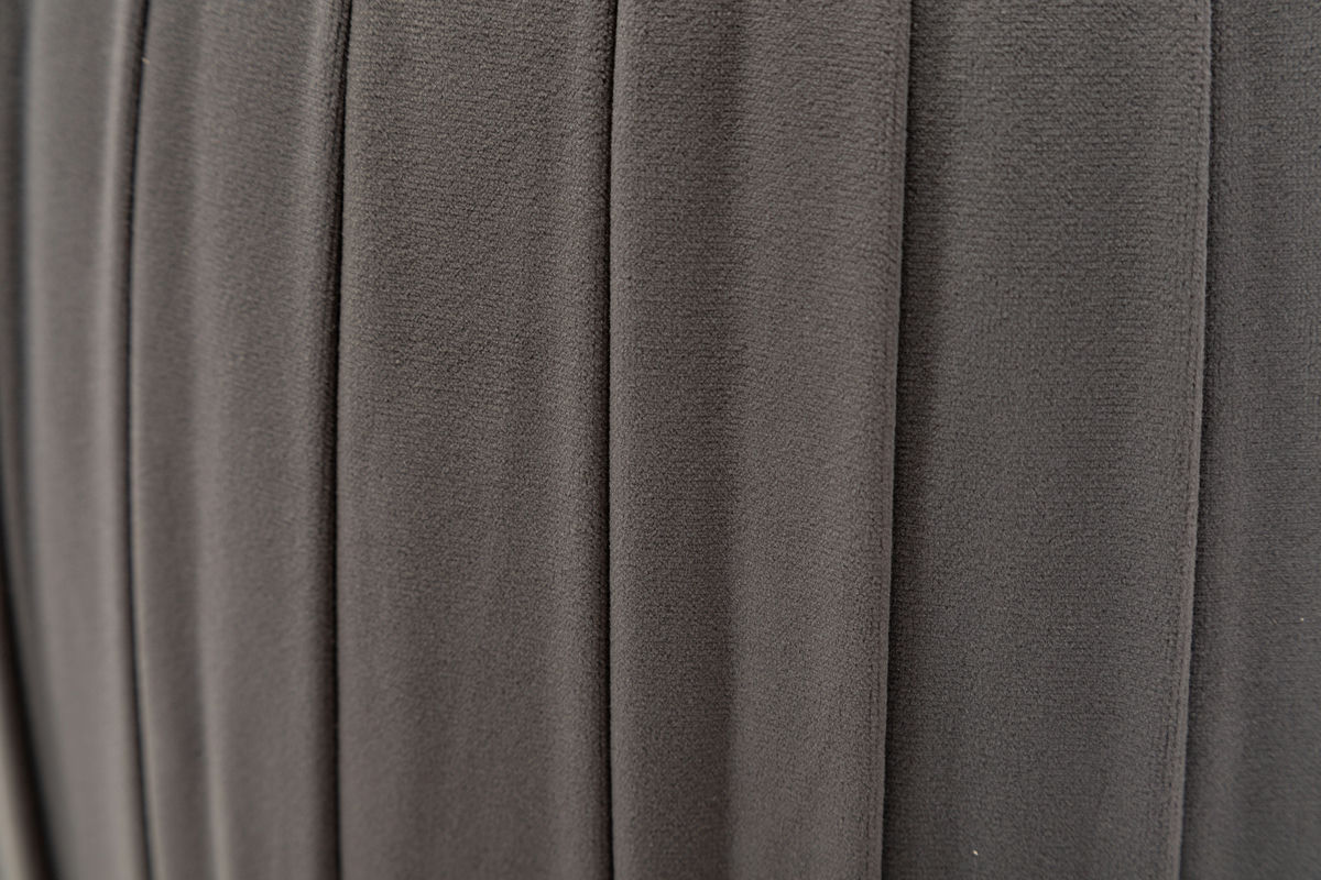 TOV Furniture Sommer Grey Velvet Ottoman