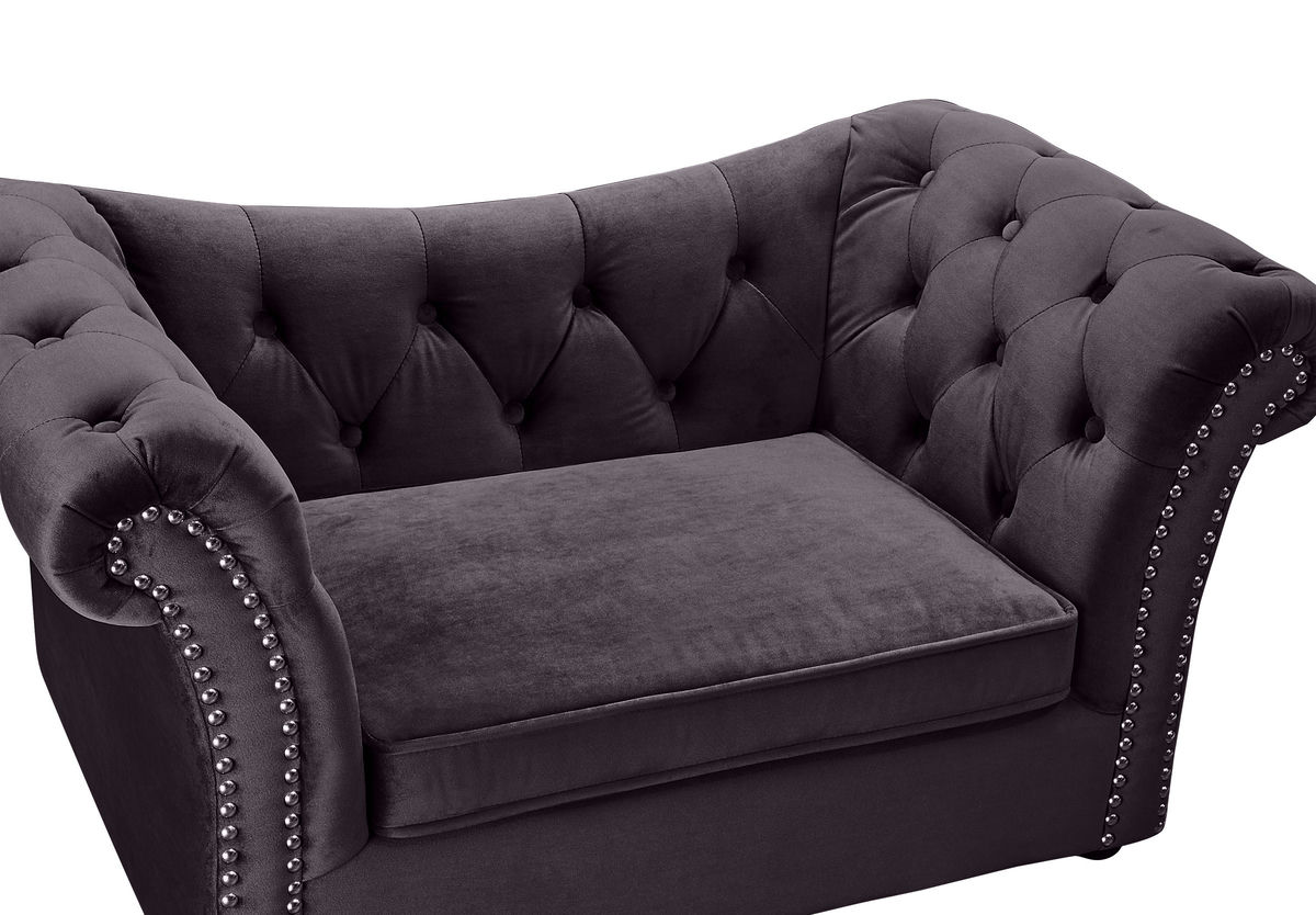 TOV Furniture Dachshund Grey Pet Bed