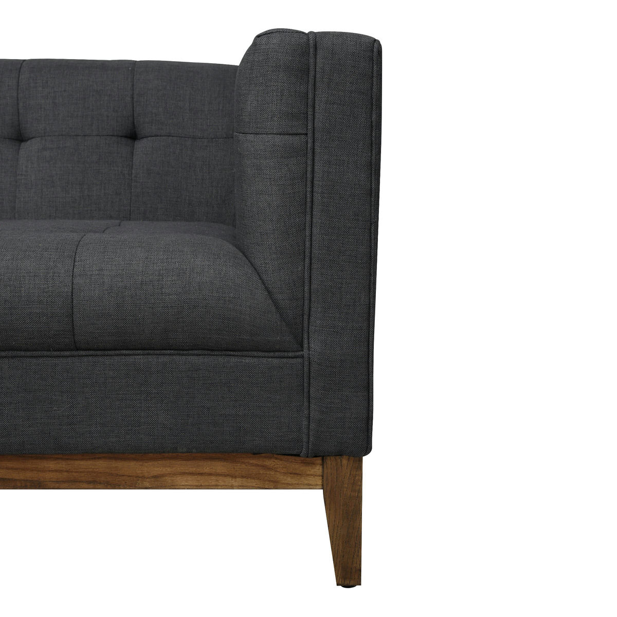 TOV Furniture Gavin Grey Linen Sofa