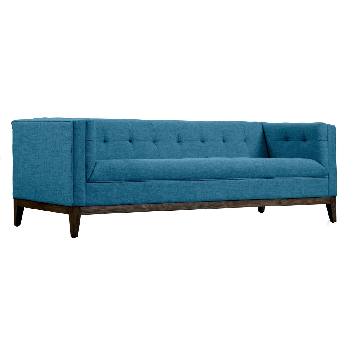 TOV Furniture Gavin Blue Linen Sofa