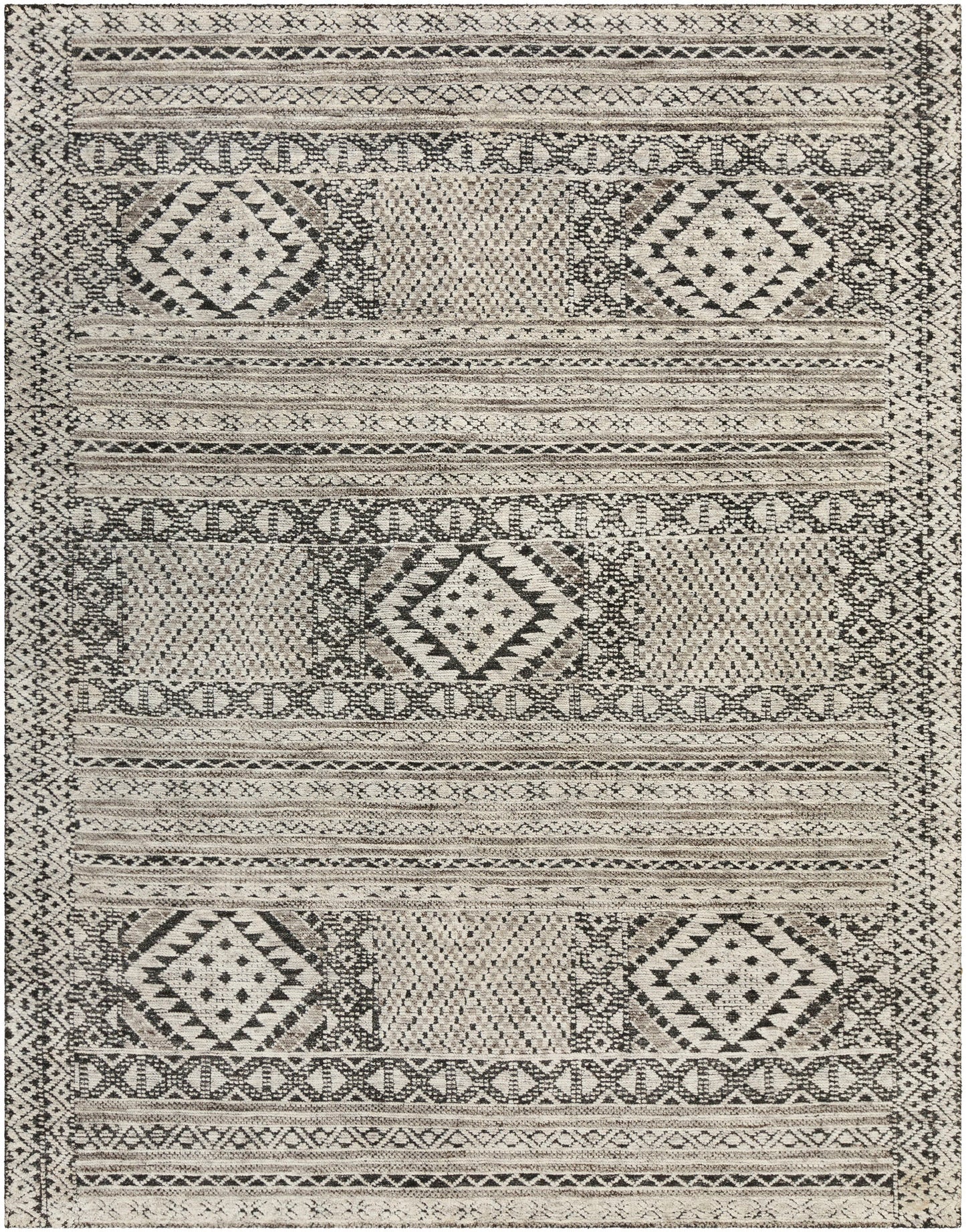 Surya Tunus Black Rug 3' X 12'