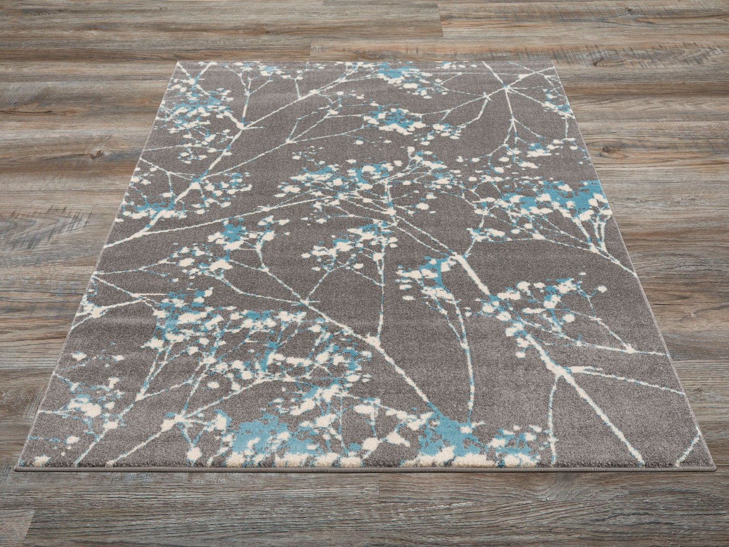 Twist-Tw10653-Gray_Blue-7.10 X 10.6 Area Rug